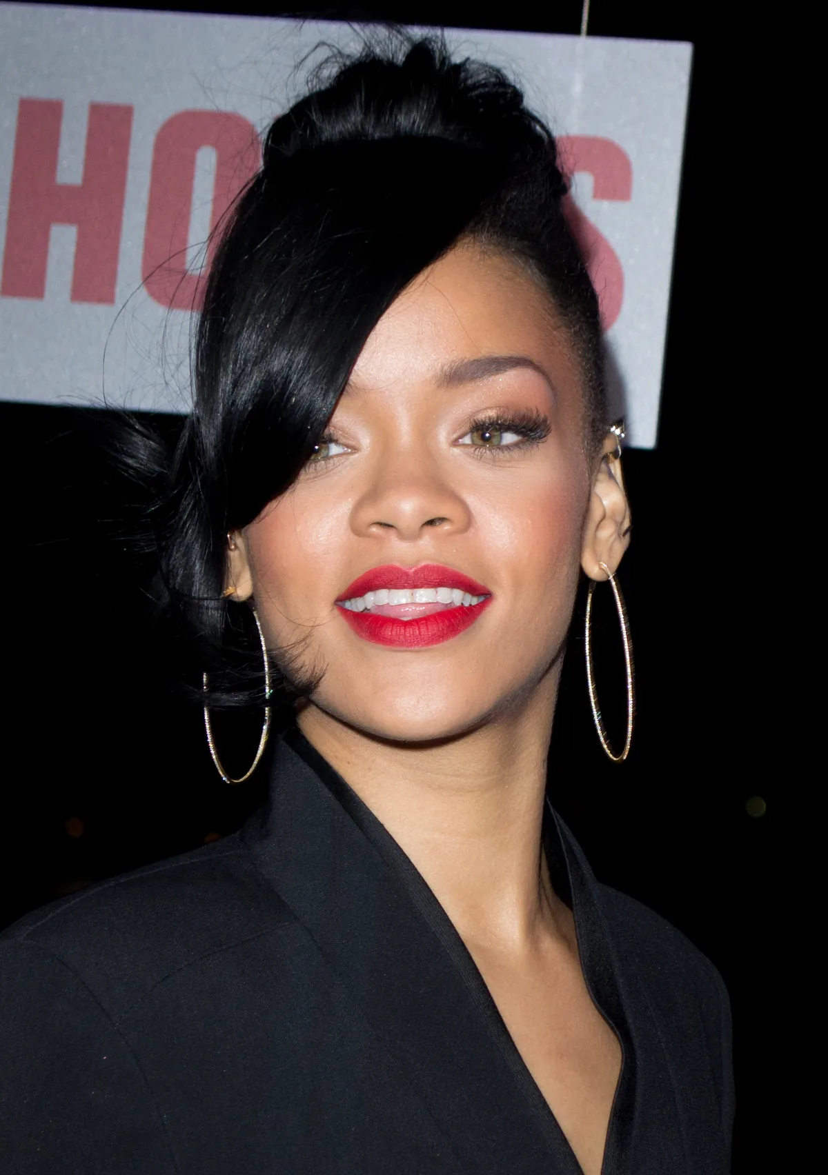 Rihanna performing